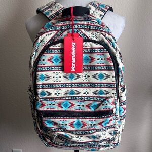 Montana‎ West Backpack Aztec Southwestern Rucksack Nylon Bag Travel Brand New